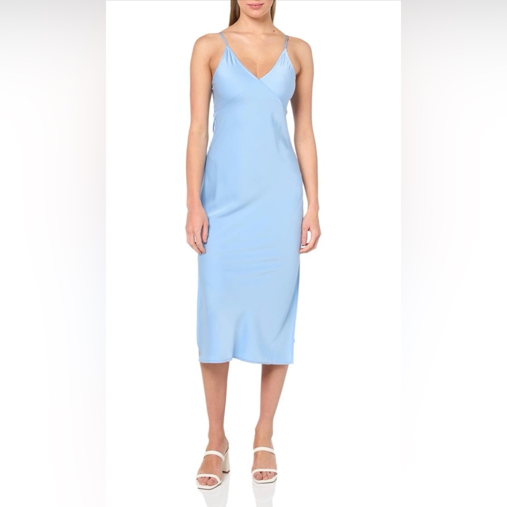 NWT Armani Exchange Womens Satin Essential Dress Size 14